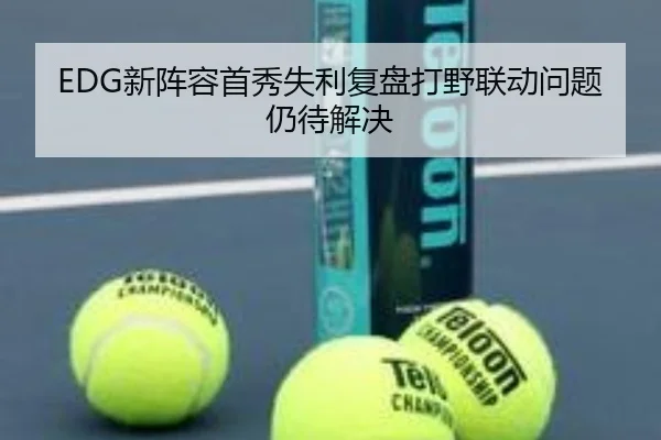 EDG新阵容首秀失利复盘打野联动问题仍待解决